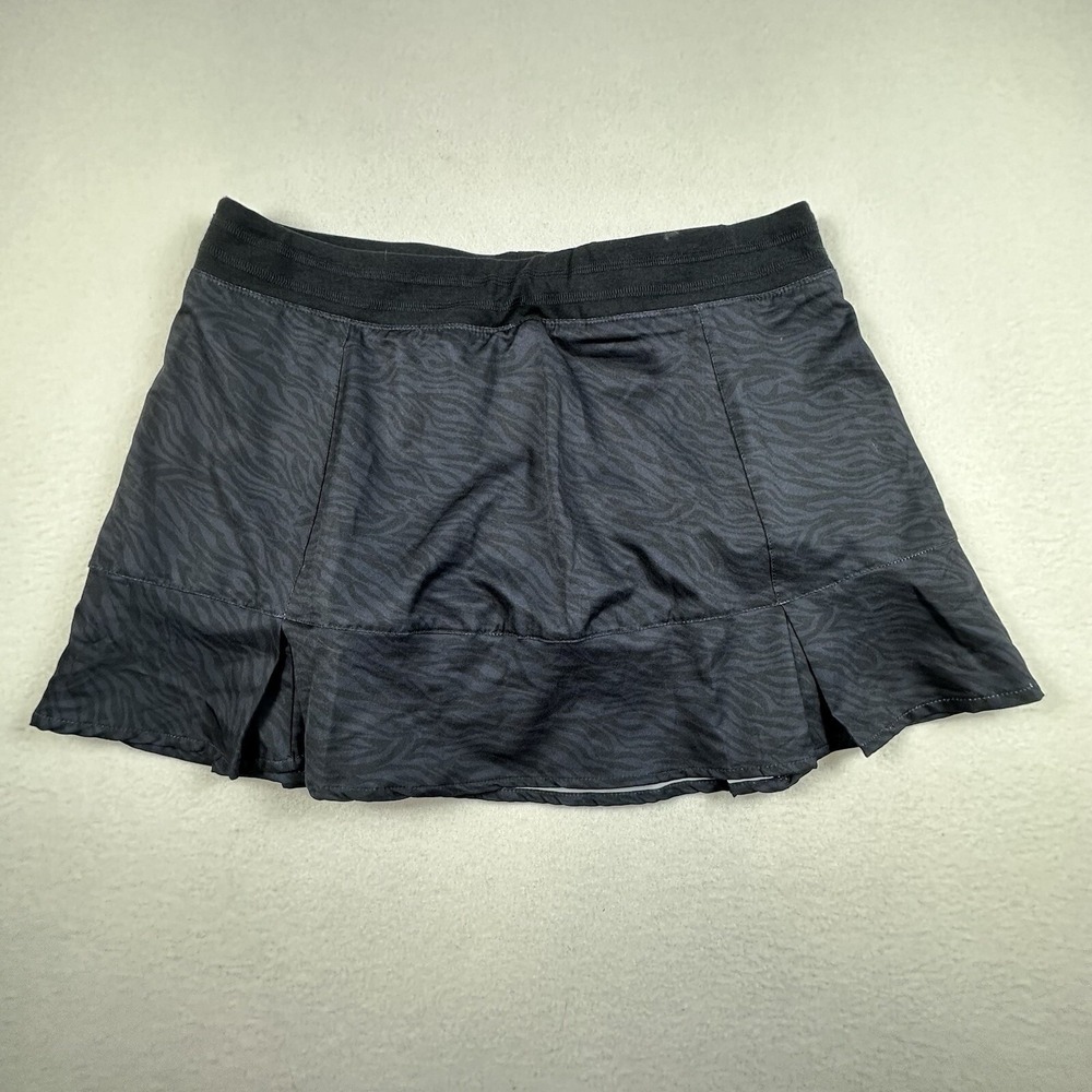 Tasc Performance Skort Womens Medium Black Camo Skirt Lined Hiking Outdoors